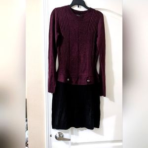 BCX Two Tone Sweater Dress